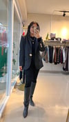250410 GOLD DÜĞME BLAZER SİYAH