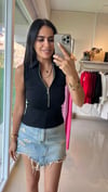 251023 FERMUARLI POLO YAKA BODY SİYAH