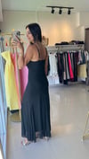 2517320 TÜL ELBİSE SİYAH