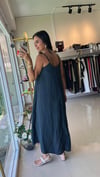 258203 ASKILI ELBİSE LACİVERT