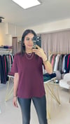 30312 DEKORATİF DİKİŞLİ TSHİRT BORDO