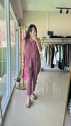 3089 Sofie Bluz Pantolon Takım Gül Kurusu