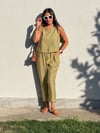 3089 Sofie Bluz Pantolon Takım Haki