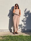 3089 Sofie Bluz Pantolon Takım Vizon