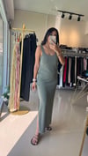 333 YANLARI YIRTMAÇLI MODAL ELBİSE HAKİ