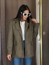 35433 SÜET BLAZER HAKİ