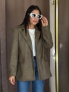 35433 SÜET BLAZER HAKİ