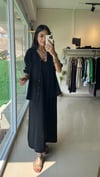 35972 AYROBİN GÖMLEK ELBİSE TAKIM SİYAH