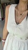 36085 FERMUARLI ASTARLI MODAL KUMAŞ ELBİSE EKRU