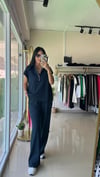 36188 SIFIR KOL TRİKO TAKIM LACİVERT