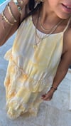 36530 ŞİFON ELBİSE SARI