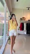 36534 ÖNÜ FIRFIRLI BLUZ SARI
