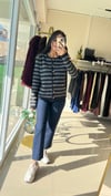 36866 ÇİZGİLİ HIRKA LACİVERT