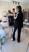 37225 ŞERİTLİ YIRTMAÇLI MODAL TAKIM SİYAH