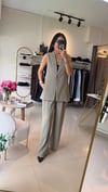 37282 YELEKLİ PALAZZO TAKIM HAKİ