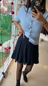 41573 PİLİLİ ŞORT ETEK LACİVERT