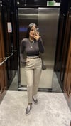 5068 OYS MODEL PARMAK GEÇİRMELİ BASİC KAHVE