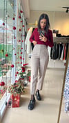 5113 KAROL FLATELO PANTOLON VİZON