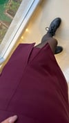 5179 ŞORT ETEK BORDO