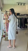 555 GÜPÜRLÜ ASTARLI ELBİSE BEYAZ