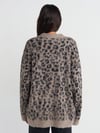 60273 V YAKA LEOPAR ŞARDONLU TRİKO HIRKA
