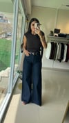 70706 Dilvin Yüksek Bel Jean Palazzo