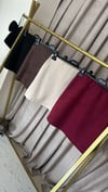 8375 SÜET MİNİ ETEK BORDO
