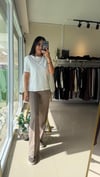 8944 %100 PAMUK ÖRME KUMAŞ PANTOLON VİZON