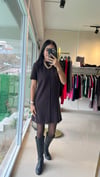 90810 YUMUŞAK MİNİ ELBİSE KAHVE