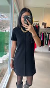 90810 YUMUŞAK MİNİ ELBİSE SİYAH