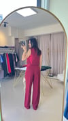 9188 YELEK PANTOLON TAKIM BORDO