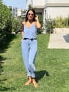 Askılı İkili Takım Bebe Mavi