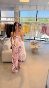 BAĞLAMNALI FLAR BLUZ PANTOLON TAKIM ORANGE