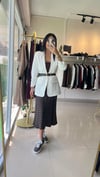 Beli Lastikli , Puantiyeli Saten Etek , Kahve 2517505