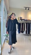 Bisiklet Yaka İnce Triko Kazak Siyah 10536