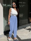BOMBELİ PANTOLON BEBE MAVİ