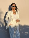 ÇİZGİLİ BLAZER PANTOLON TAKIM