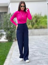 DİLVİN FİTİLLİ KAZAK PEMBE