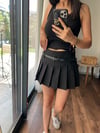 DİLVİN PİLİLİ KEMERLİ ŞORT ETEK