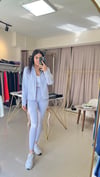 FERMUARLI CEKET VE TOPARLAYICI TAYT  TAKIM  LEYLAK