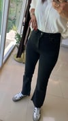 FULL LİKRALI, TOPARLAYICI , YÜKSEK BEL , PAÇASI KESİK ,FLARE JEAN,  ANTRASİT 1706-23