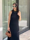 HALTER YAKA AJURLU ELBİE SİYAH