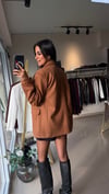 İÇİ ASTARLI SÜET BLAZER CELET TABA