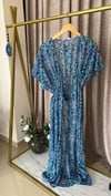 KAFTAN PAREO %100 PAMUK MAVİ