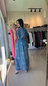 KAFTAN PAREO %100 PAMUK MAVİ