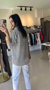 KAHVE ÇİZGİLİ GÖMLEK 