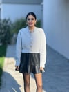 Kalp Düğmeli Hırka MAVİ