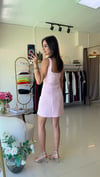 Kemerli , Mini Elbise , Pembe