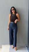 KEMERLİ PANTOLON LACİVERT