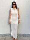 KENDİNDEN SİMLİ ÖRGÜ PAREO KAHVE
